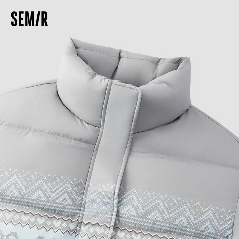 Semir doudoune femmes hiver imperméable à l'huile anti-taches 80% vers le bas en vrac 2025 nouveau d