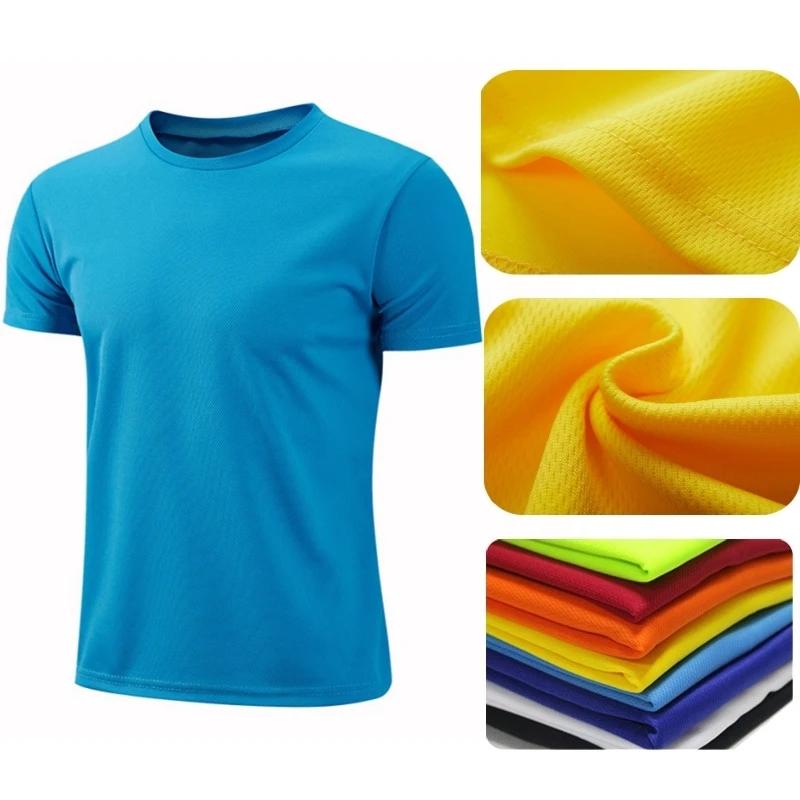 T-shirt Sport à séchage rapide unisexe - Fitness, course, respirant, manches courtes
