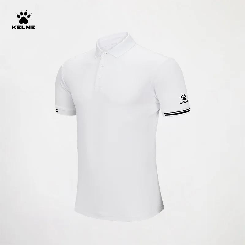 Kelme – Polo confortable pour hommes, T-shirt à revers, pour Sports de plein air, respirant, manches