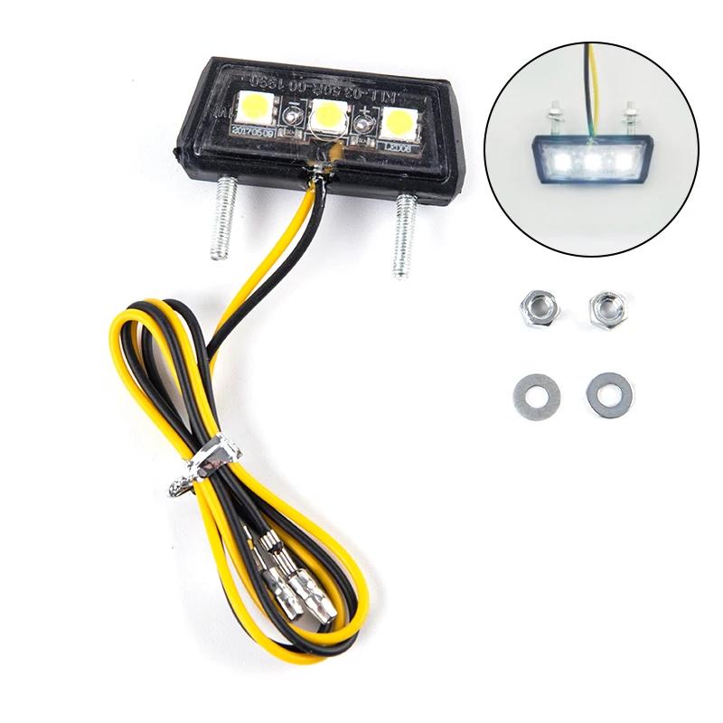 Plaque de planificateur de moto, lumière LED, étanche, 12V, 1 pièce