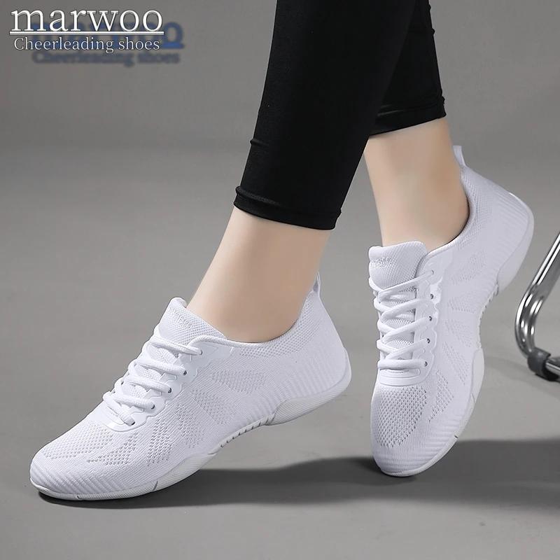 Marwoo-Baskets de danse blanches pour filles, chaussures de sport légères pour enfants, entraînement