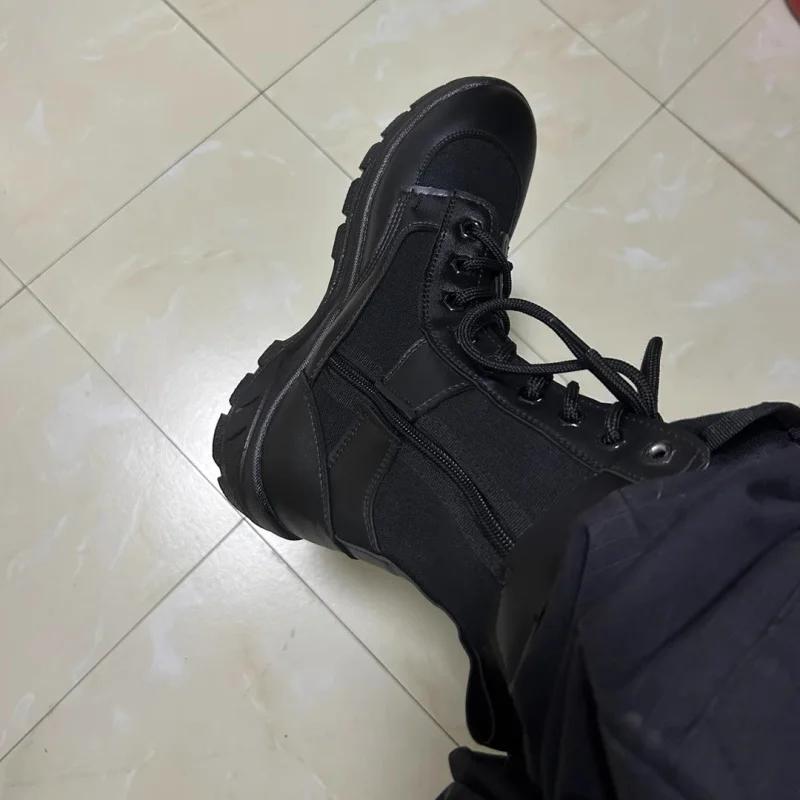 Bottes tactiques de Combat en maille respirante Ultra légères pour hommes et femmes, bottes de rando
