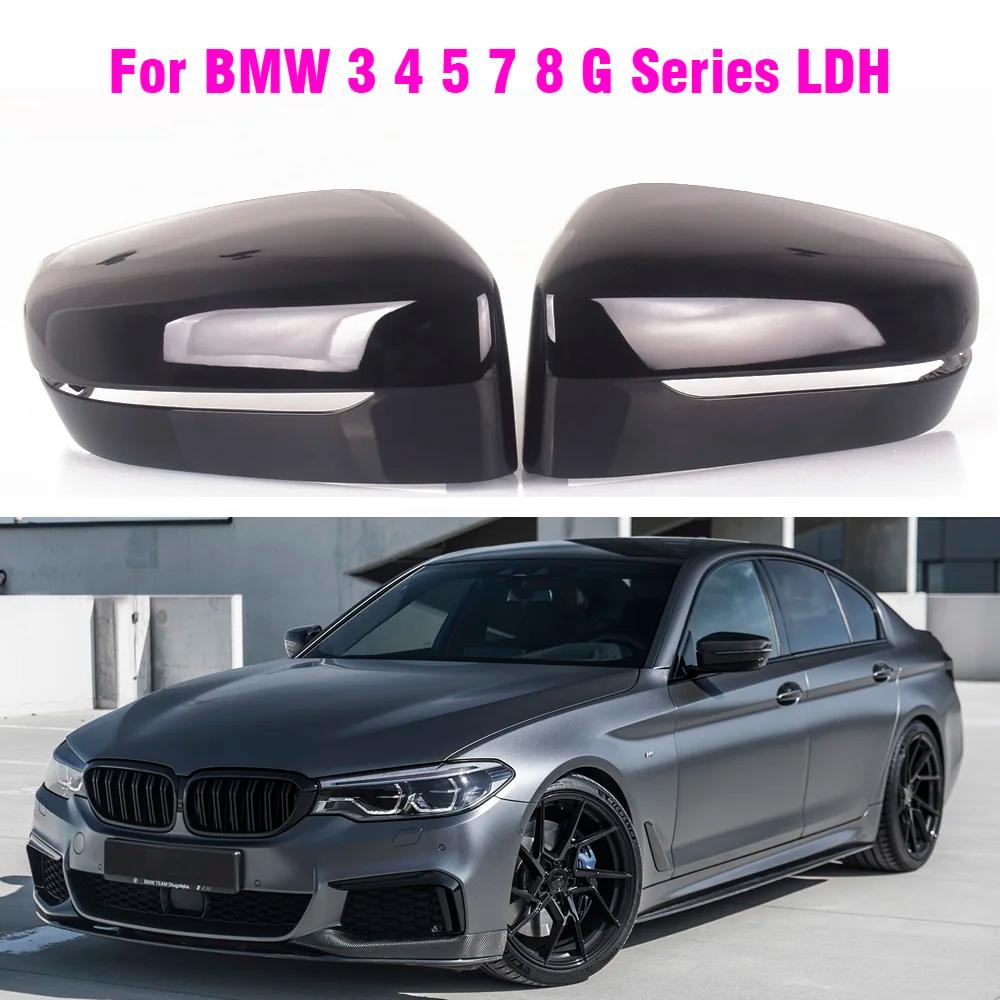 Couvercle de rétroviseur latéral en Fiber de carbone LHD, pour BMW 3 5 7 G10 G20 G21 330i 330d 340i