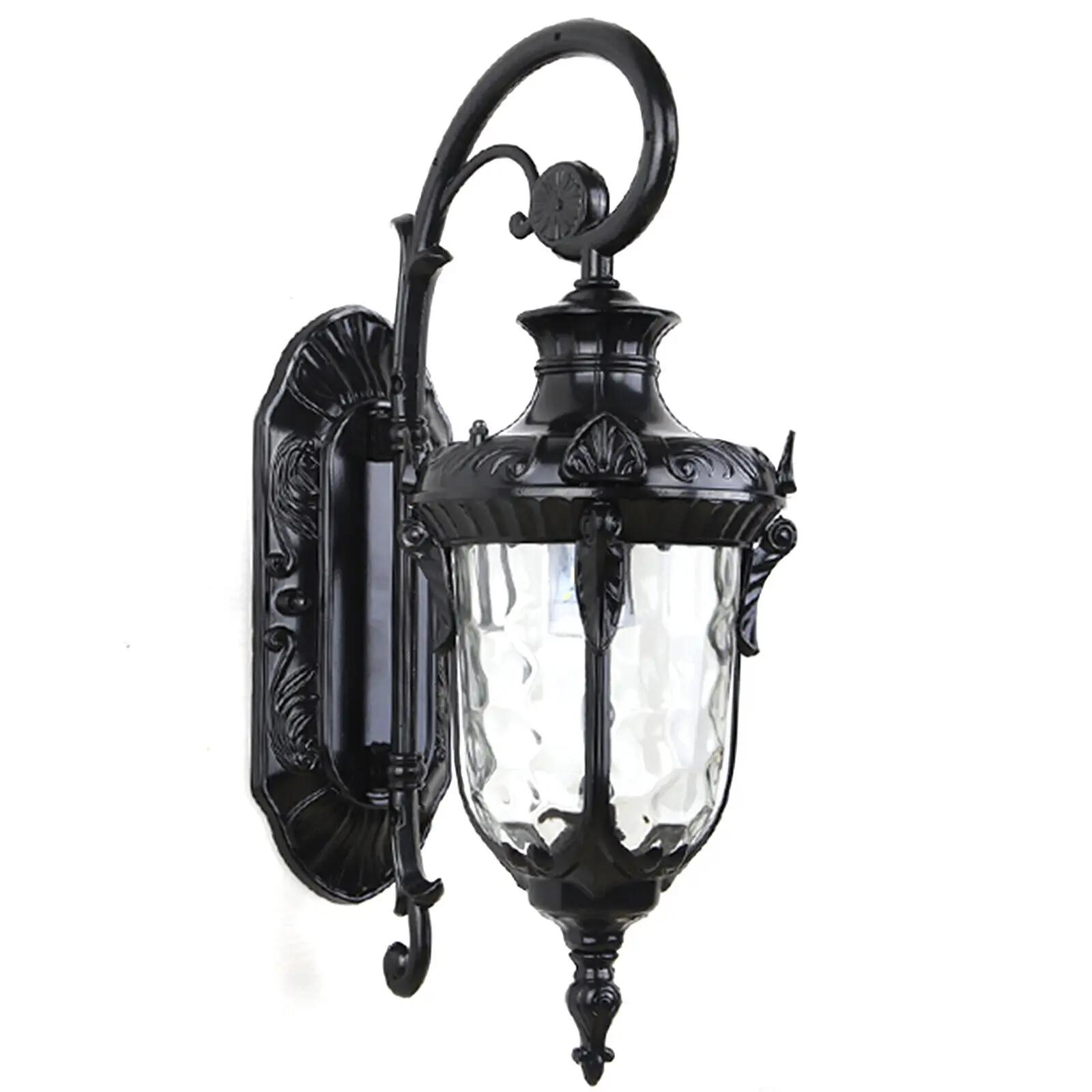 LOYALHEARTD-Applique Murale Imperméable Noire, Luminaire d'Extérieur, Idéal pour un Jardin ou une Vé