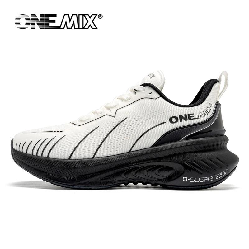ONEMIX-Chaussures de course à lacets pour hommes et femmes, baskets de sport, d'athlétisme, d'extéri