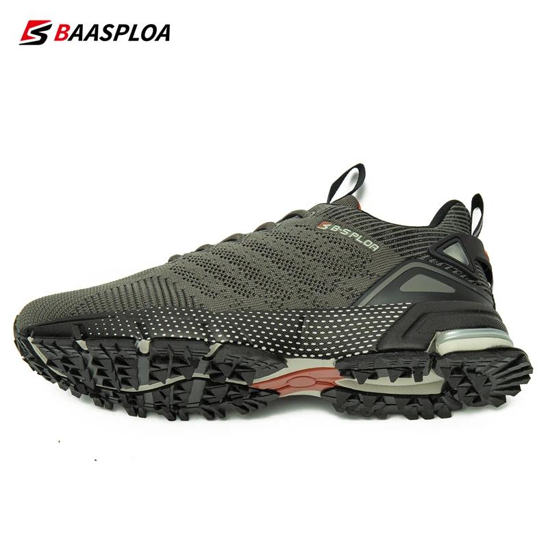 Baasploa-Chaussures de course professionnelles pour hommes, baskets d'entraînement respirantes, légè