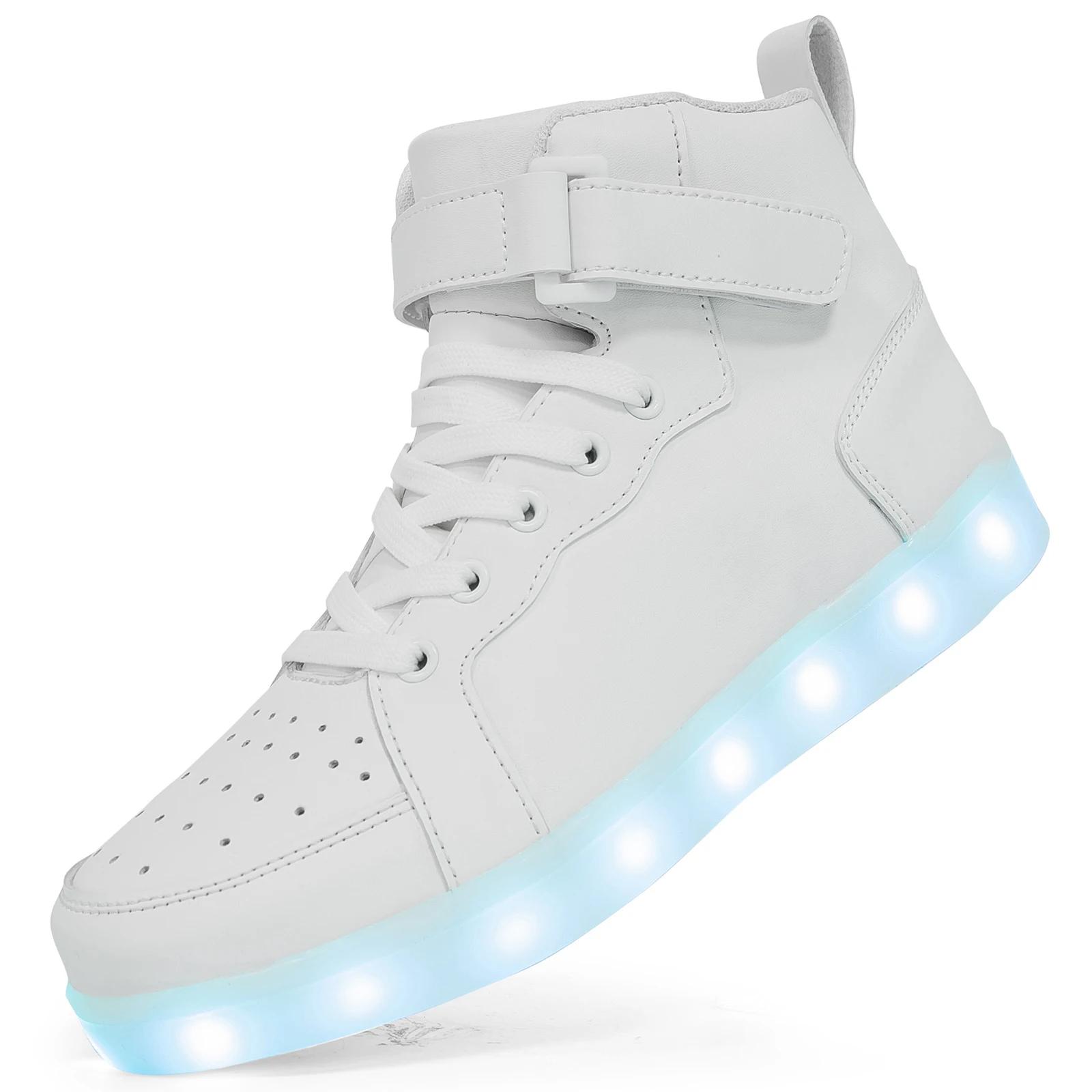 Taille 25-40 enfants baskets lumineuses enfant baskets lumineuses pour garçons filles baskets Led av