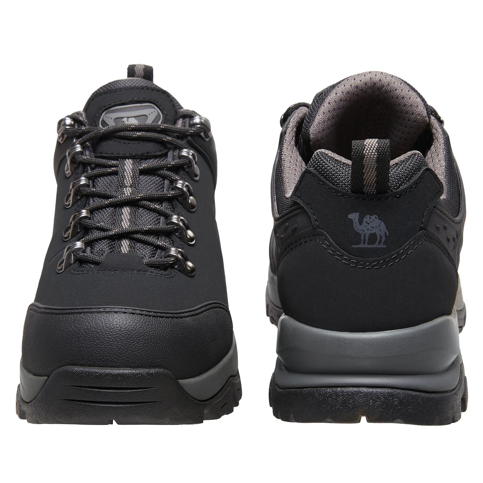 GOLDEN CAMEL – chaussures de randonnée imperméables pour hommes, bottes basses d'extérieur en cuir,