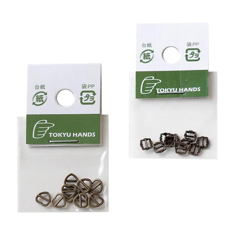 Mini boutons pour bricolage de vêtements de poupée, 20 pièces, sac en jean, boucles métalliques, vêt