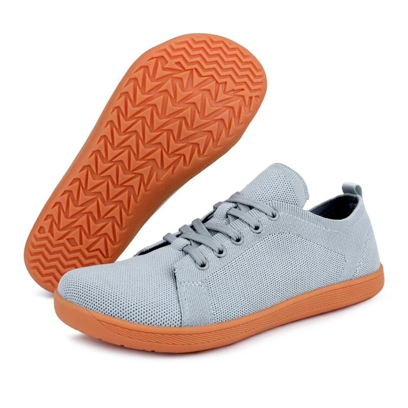 Chaussures pieds nus à bout large - Baskets minimalistes marche - Semelle zéro drop respirante