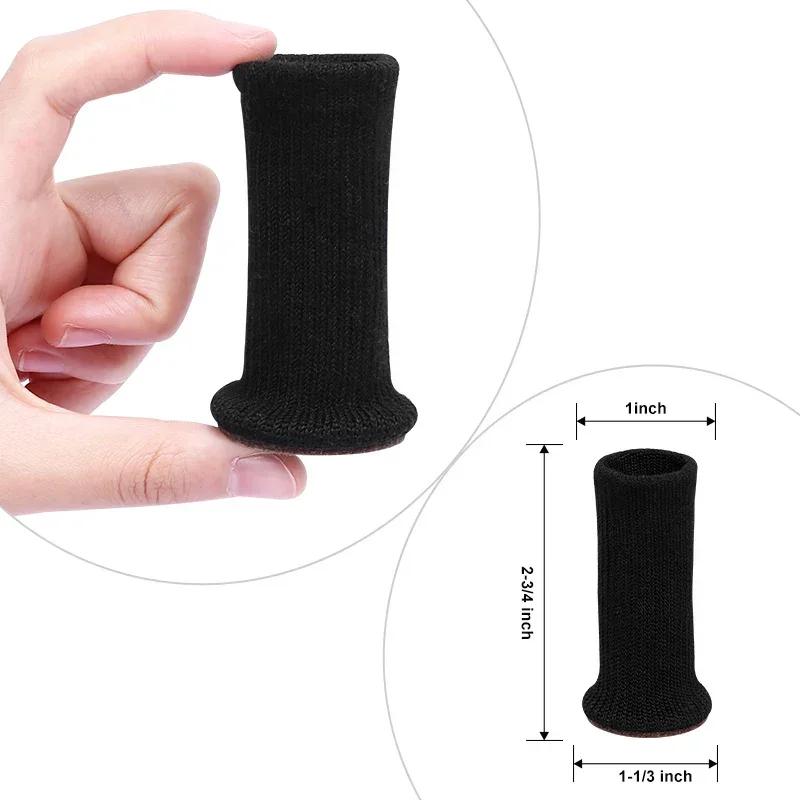 Chaussettes de jambe de chaise en silicone multi-documents avec design antidérapant, protection du s