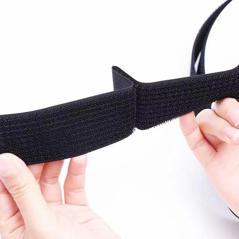 Bande de câble de fixation à boucle à crochet en Nylon réutilisable de 2M, sangle de fixation auto-a