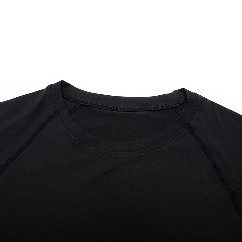 2026 Compression t-shirt hommes à manches courtes Sport t-shirts Fitness course vêtements de Sport h