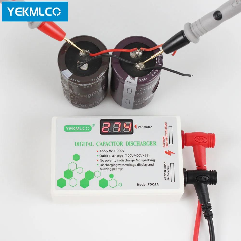 Déchargeur de condensateur 10-1000V, Protection contre les décharges rapides, outil de décharge de t