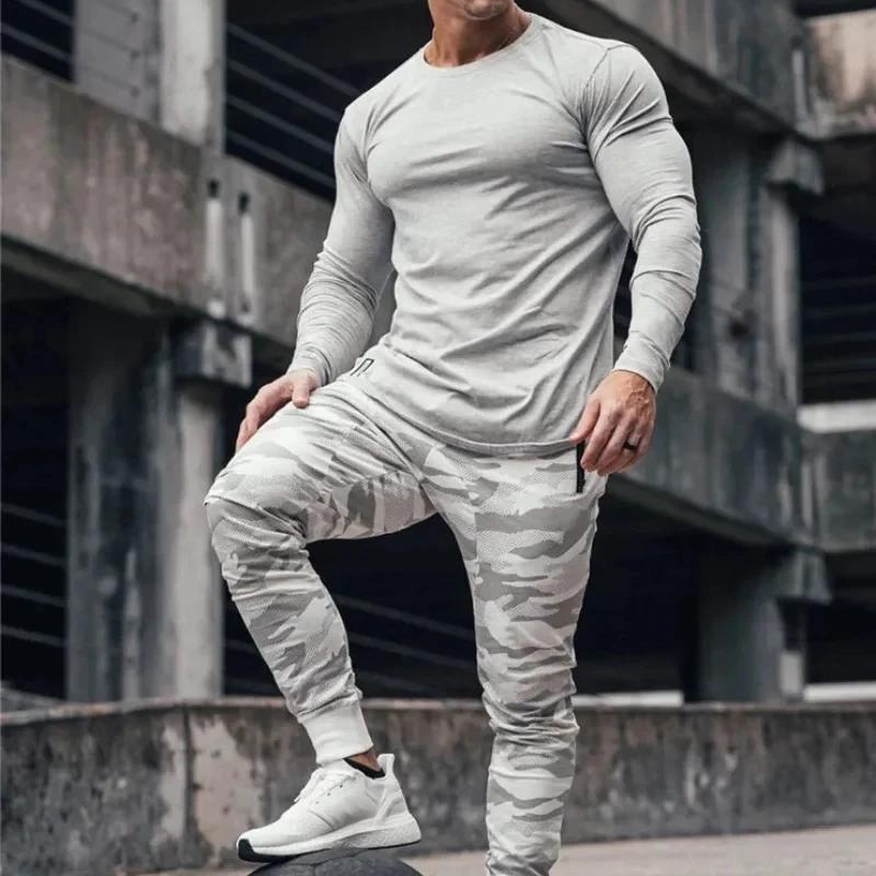 2025 nouveaux pantalons de camouflage hommes pantalons de survêtement entraînement Fitness pantalons
