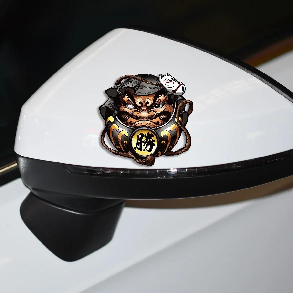 Dharma voiture japon téléphone Locomotive moto casque corps fenêtre pare-brise Skateboard ordinateur