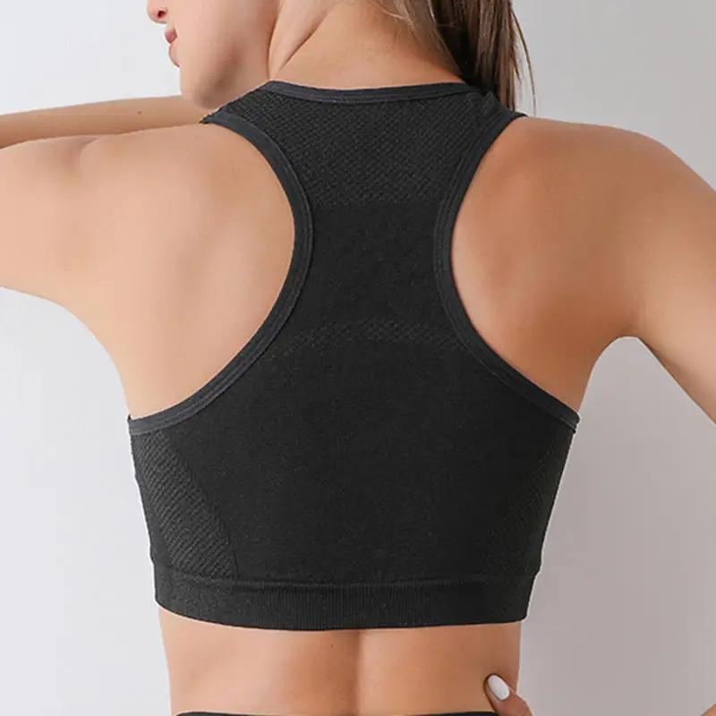 Femmes sport soutiens-gorge Yoga haut gilet haute antichoc séchage rapide Yoga gymnase course sous-v