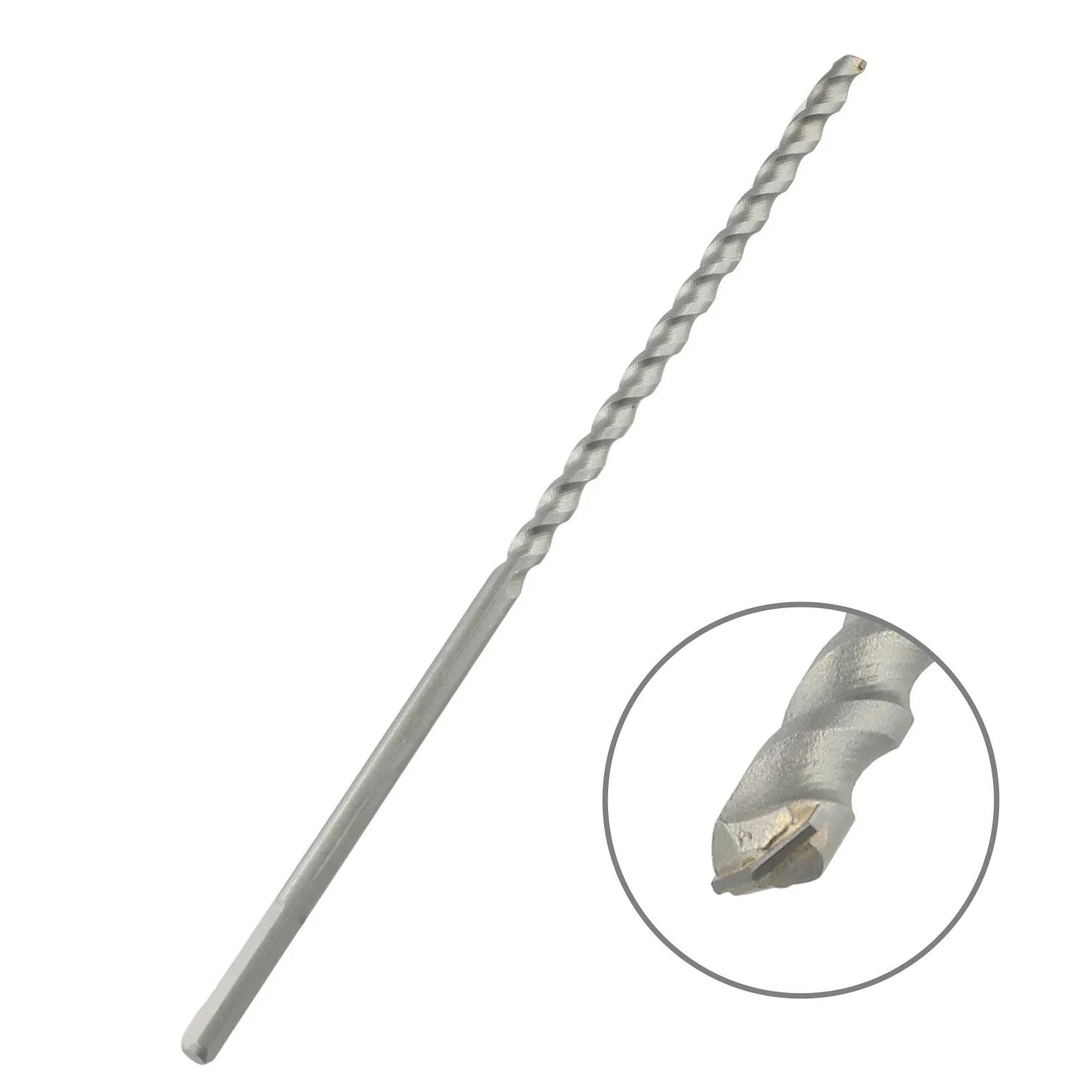 Foret à percussion pour béton et maçonnerie de 300mm de Long, tige triangulaire 6 8 10 12 16mm, fore