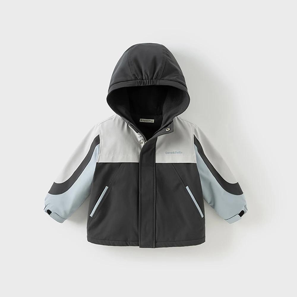 Dave Bella garçons filles printemps automne veste manteau pour enfants imperméable à capuche extérie