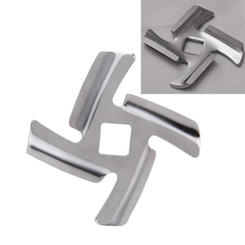 Lame de hachoir à viande en acier inoxydable, trou intérieur de 8mm, pièces de hachoir à viande pour