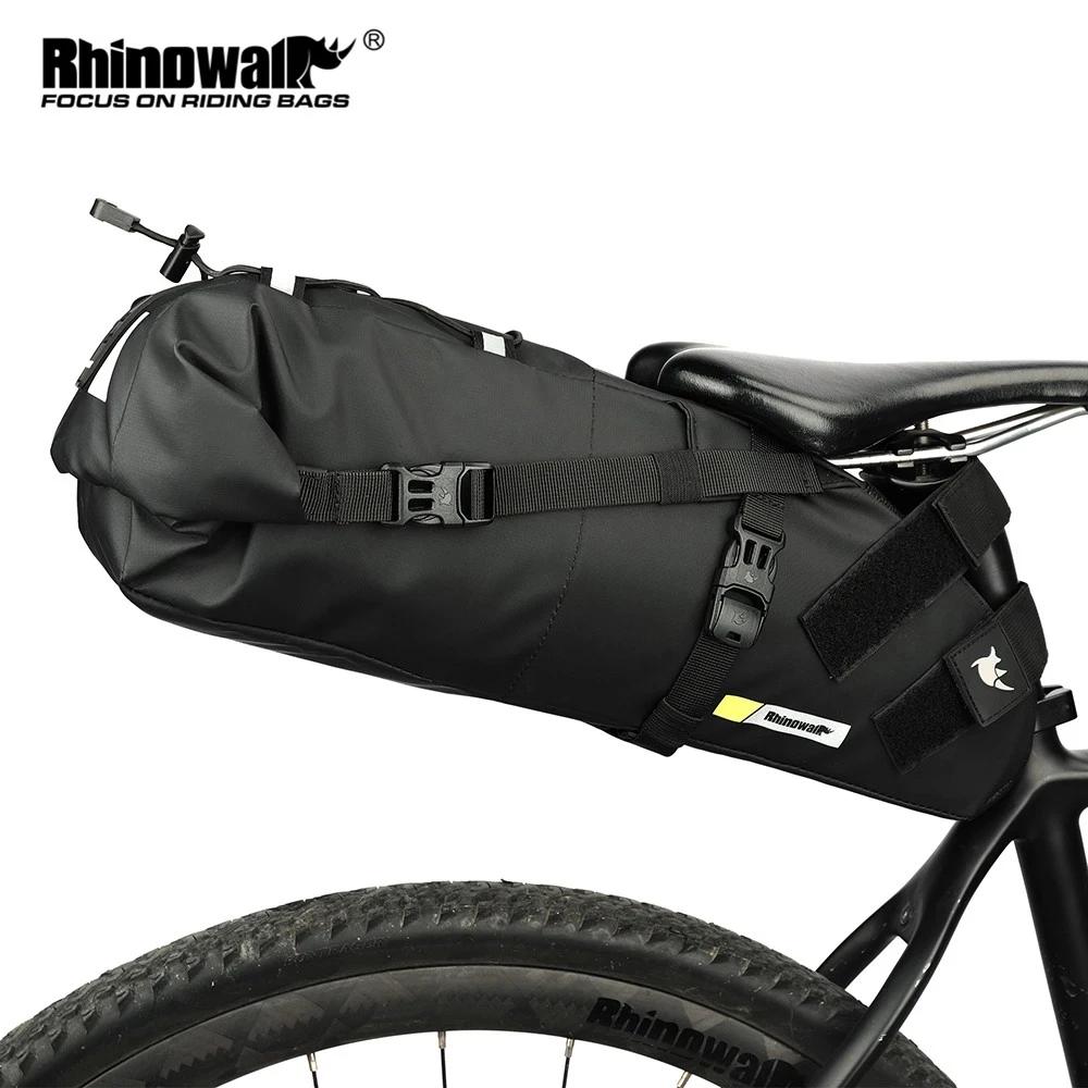 Rhinowheel – sac de vélo étanche 10L13L, sacoche de selle de vélo, sac arrière pliable pour vtt, cof
