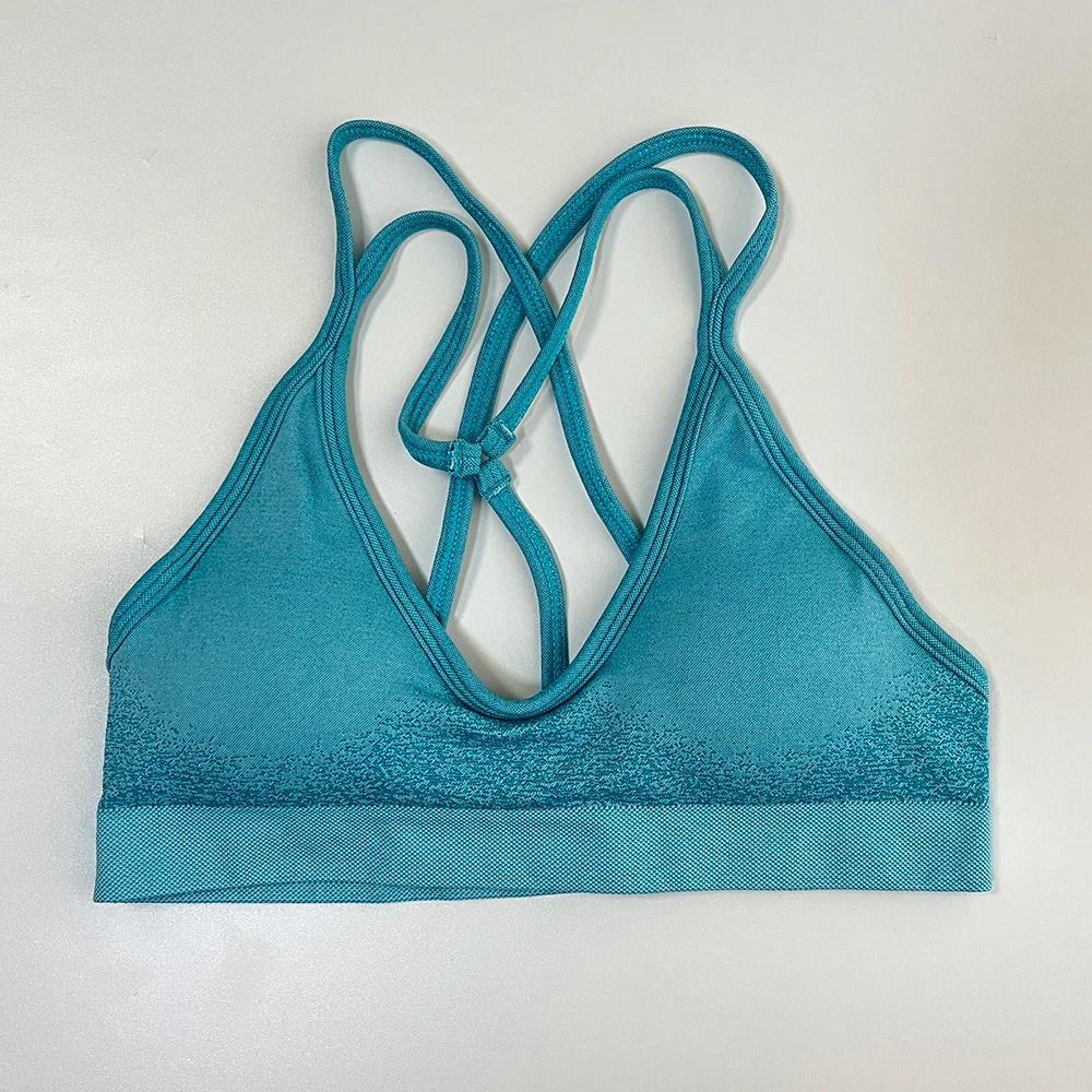 Ignite Cross Back Soutien-gorge de sport Femmes Soutien-gorge de yoga rembourré Halter Fitness Gym H