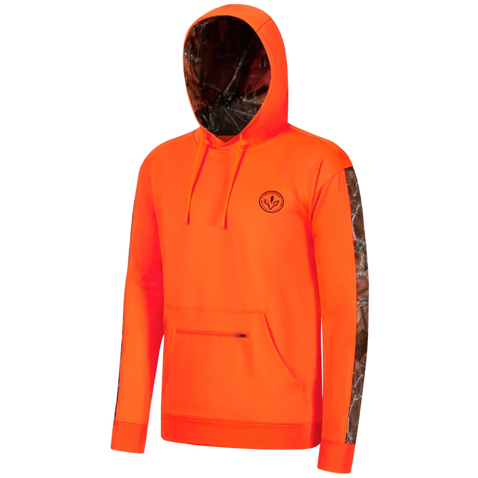 BASSDspatule-Sweat à capuche Smile pour homme, pull camouflage, sweat-shirt de pêche en plein air, p