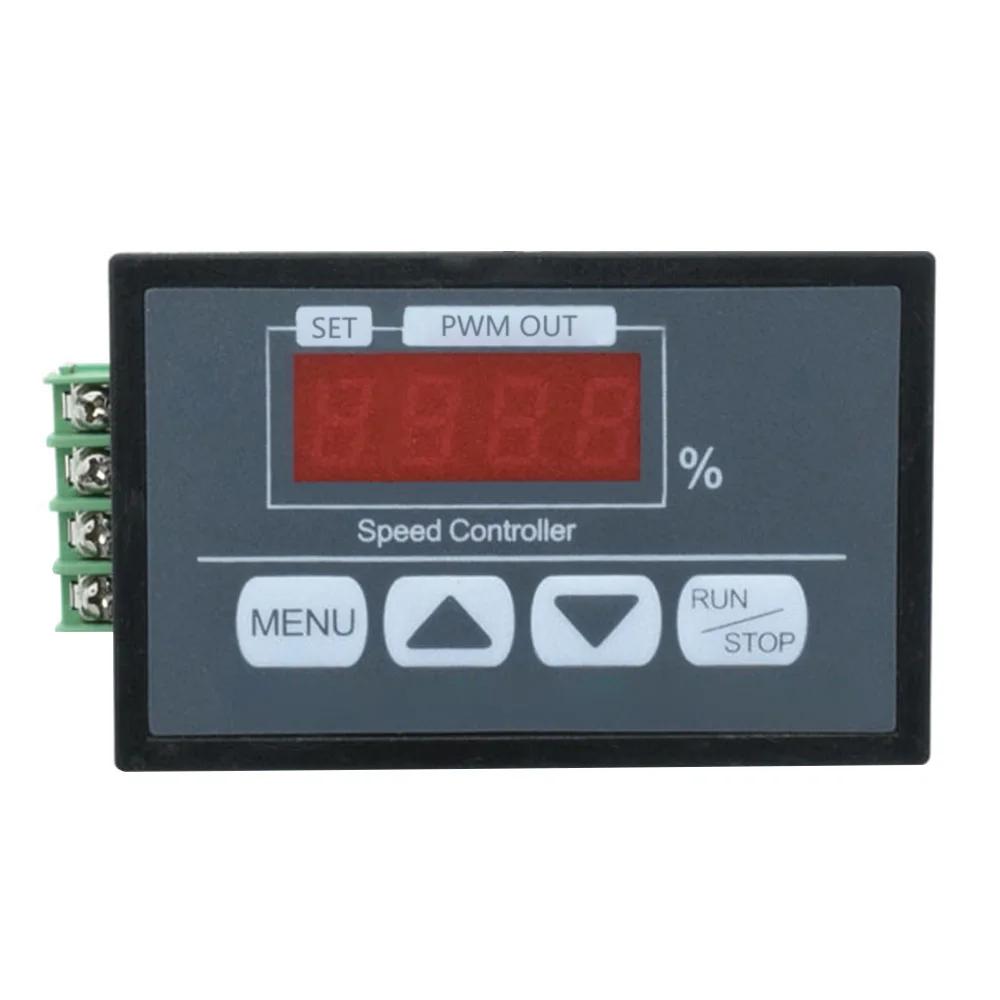 Contrôleur de vitesse de moteur PWM DC6-60V, contrôleur de puissance avec affichage numérique LED, d