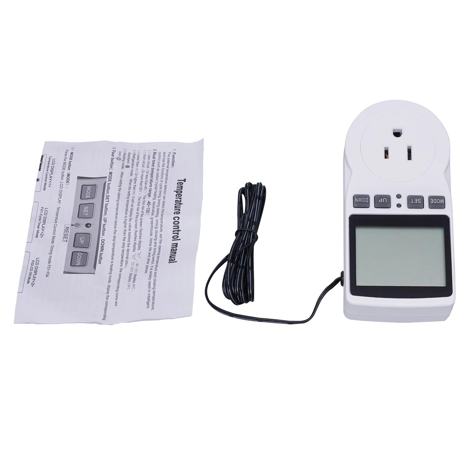 Régulateur de température numérique thermostat contrôle de la température Sortie AC100-250V de chauf