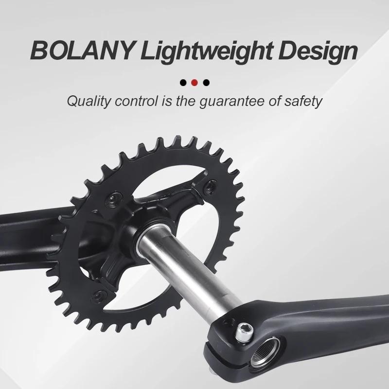 BOLANY Pédalier Intégré pour Vélo Plateau 104BCD Pédalier pour VTT Alliage d'Aluminium BB68 170mm 32