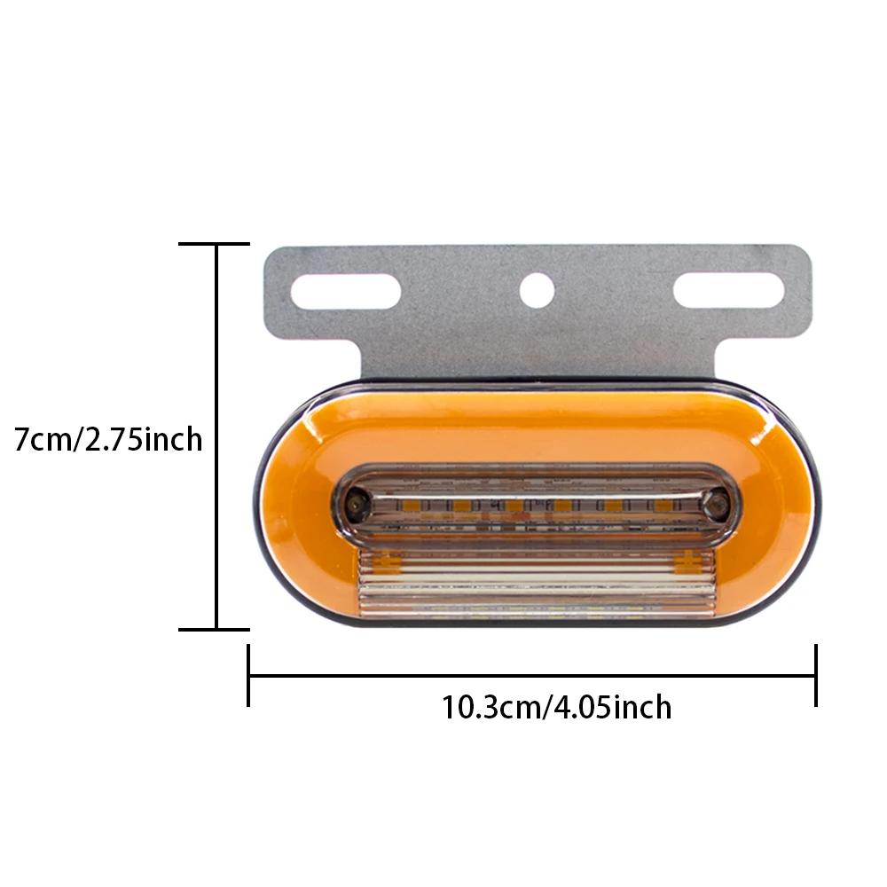 4x/8x 12V 24V 24 Leds Étanche Voiture Camion Feux De Position Latéraux Feux Externes Signal Indicate