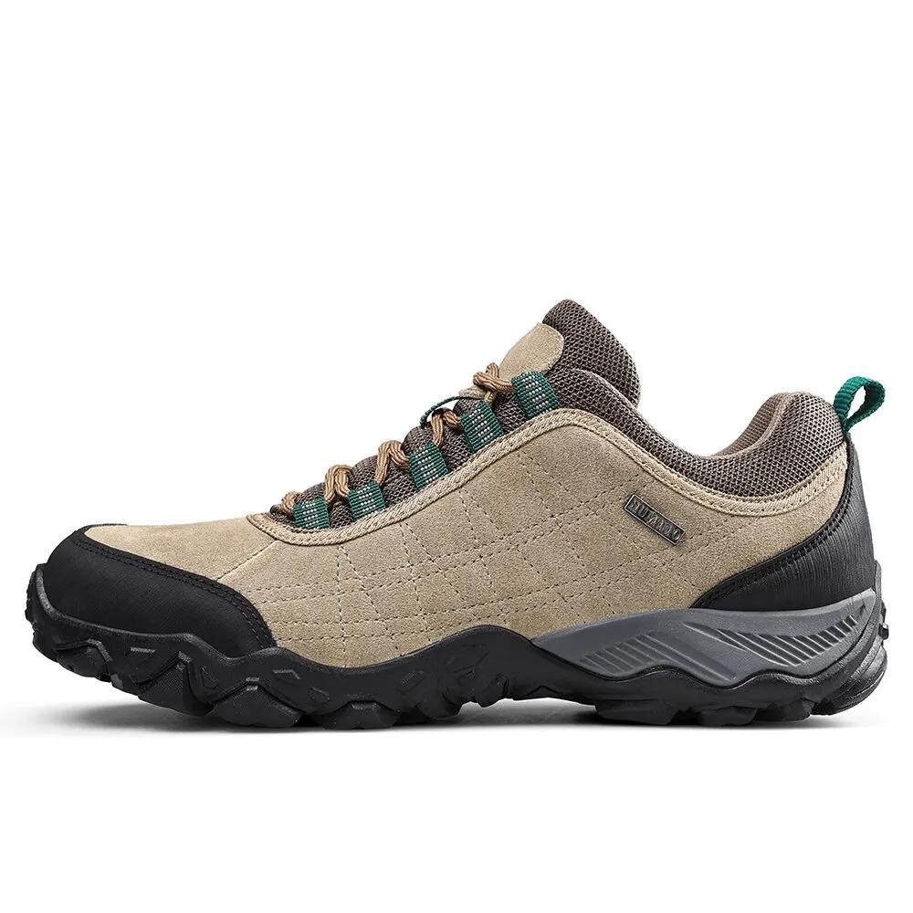 HUMTTO-Chaussures de Randonnée en Cuir pour Homme, Baskets de dehors de Plein Air, Travail, Escalade