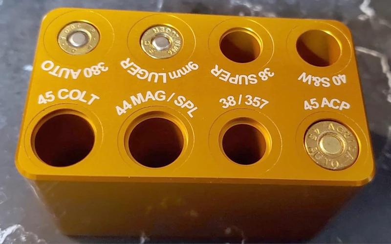 Jauge de cartouche de contrôleur de munitions, pour le rechargement de boîtes en laiton, oal