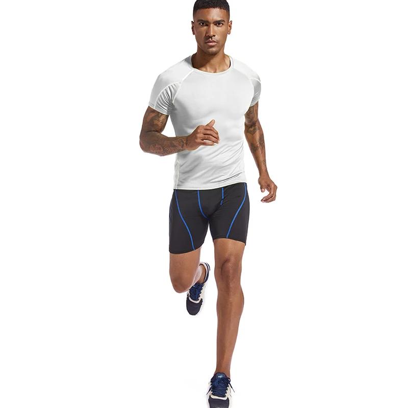 Short de Compression pour hommes, collants slim d'été, séchage rapide, Short de Sport d'entraînement