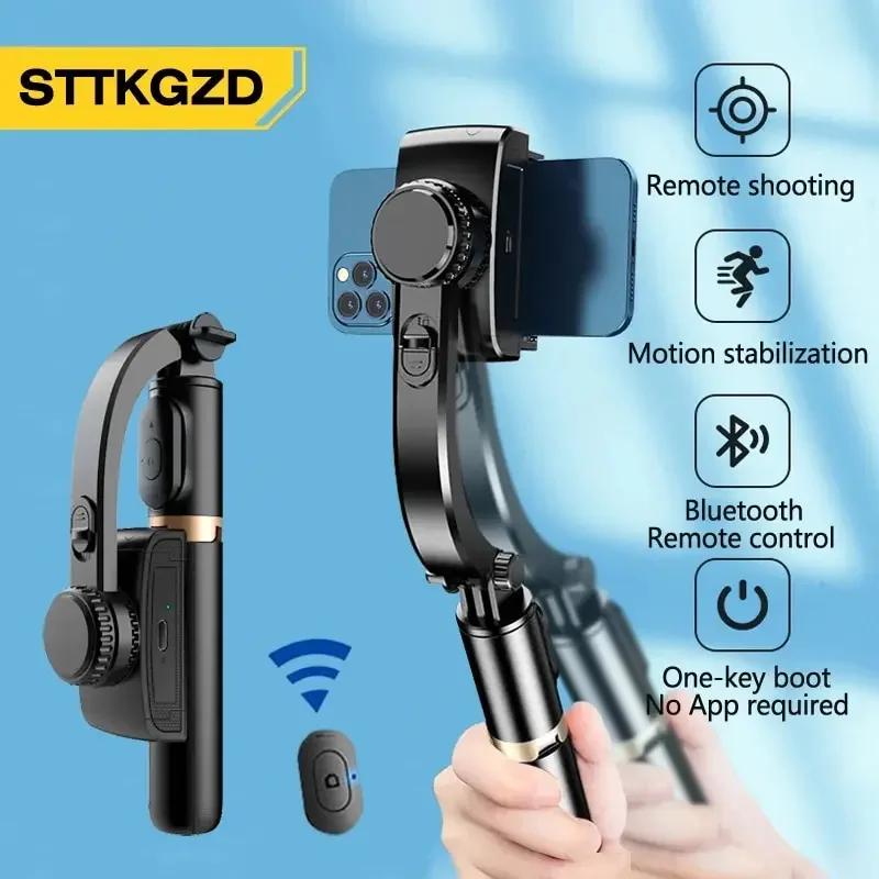 Stabilisateur de cardan portatif, bâton de Selfie, Action de Smartphone, trépied Bluetooth Kameralar