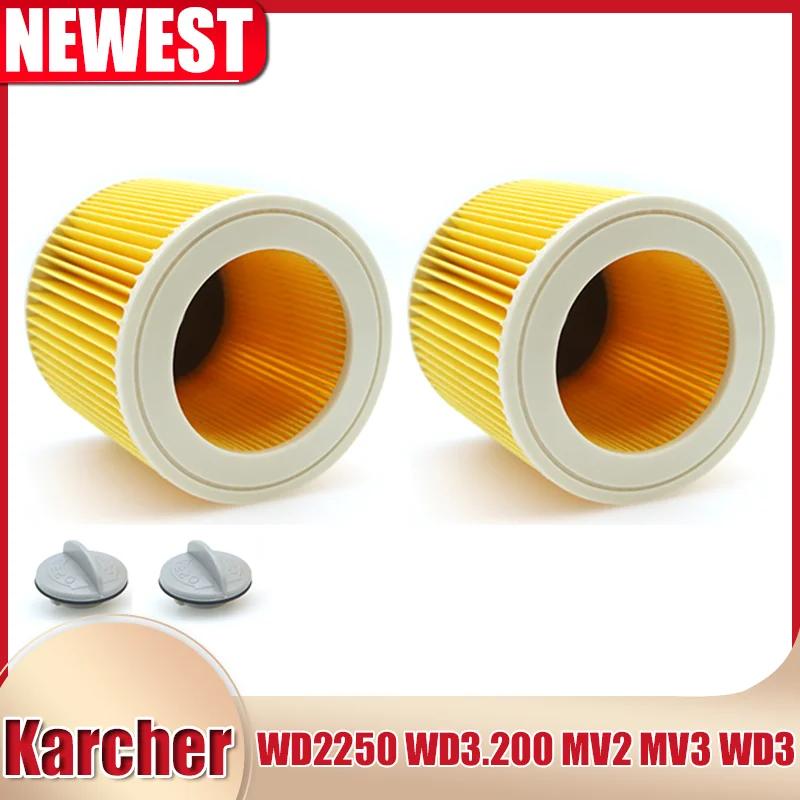 Filtre HEPA pour cartouche Karcher WD2250 WD3.200 MV2 MV3 WD3, pièces de filtre Karcher, filtres à p