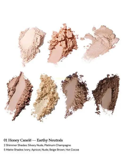 Palette de teint, fard à paupières, illuminateur et bronzer pour le visage Flower Knows Strawberry C