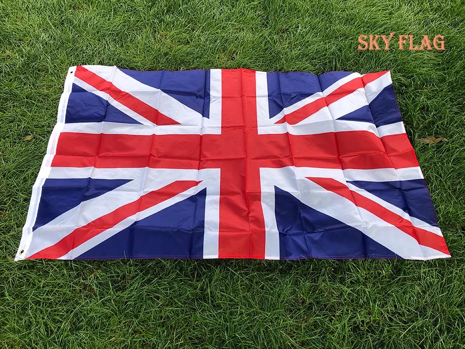 SKY DRAPEAU drapeaux du Royaume-Uni 90x150 cm drapeau de l'état du pays d'Angleterre polyester drape