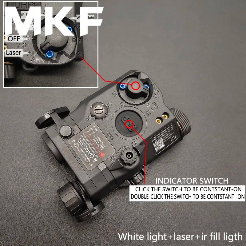 Airsoft PEQ-15 PEQ15 tactique rouge laser vert Laser IR lumière de remplissage LED stroboscopique ar
