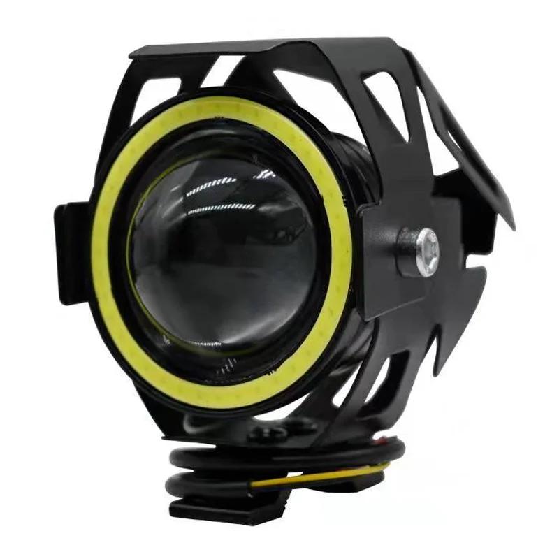 Phare LED étanche pour motos 3000LMW U7, Spot antibrouillard de conduite avec interrupteur