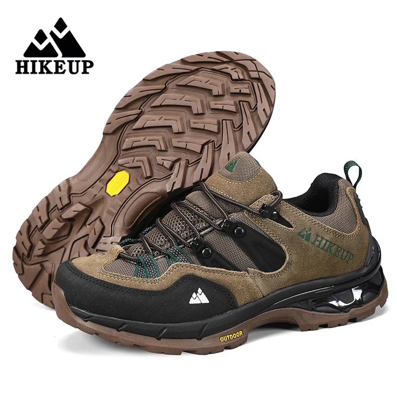HIKEUP chaussures de randonnée en plein air antidérapantes résistantes à l'usure respirant résistant