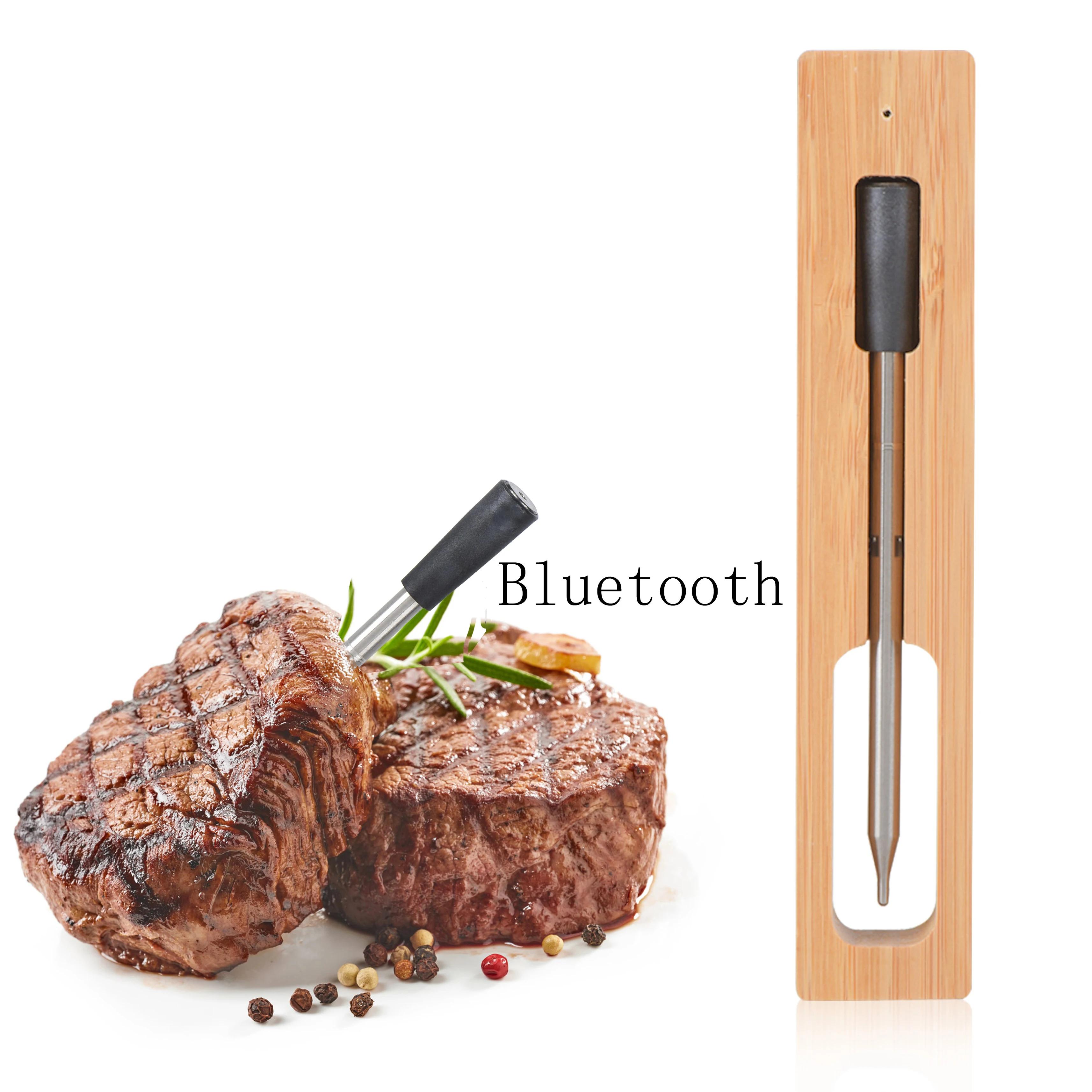 Le plus récent thermomètre alimentaire à viande sans fil outil de cuisine four gril BBQ Steak Blueto