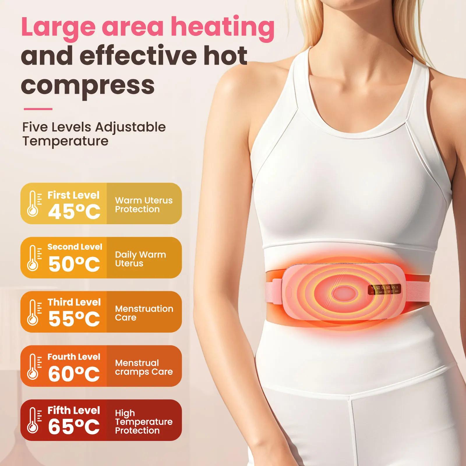 5 Modes de chauffage électrique Vibration taille ceinture de Massage intelligent chaud palais femmes