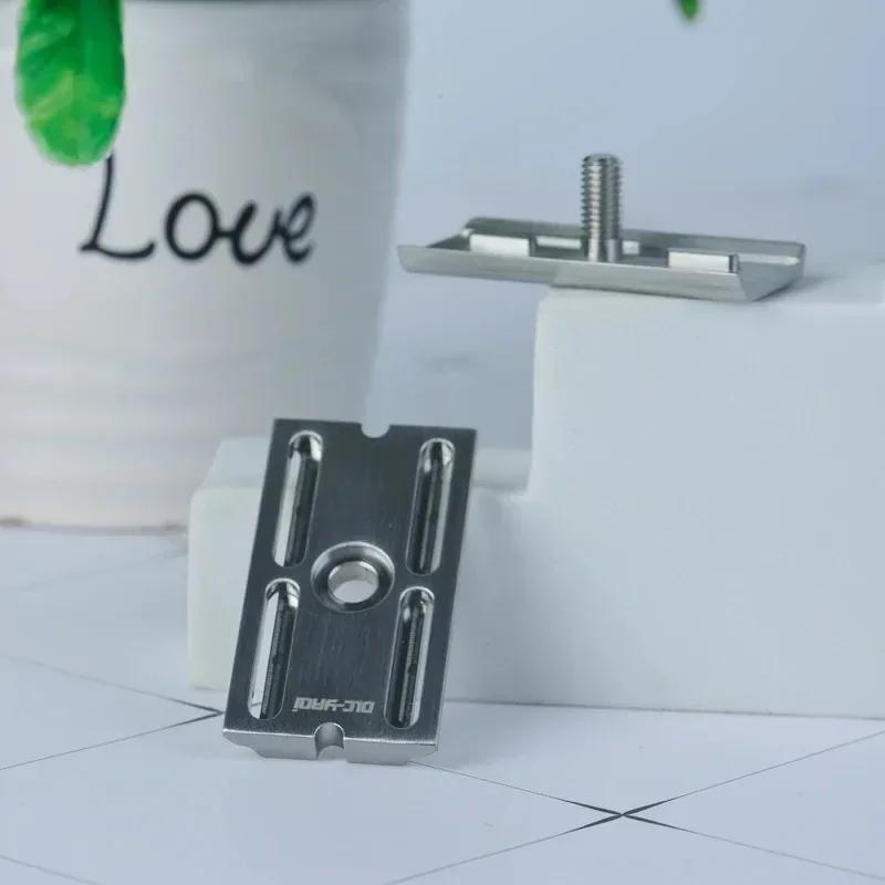 Tête de rasoir de sécurité Yaqi Tile 316 en acier inoxydable, objet de collection, cadeau d'annivers