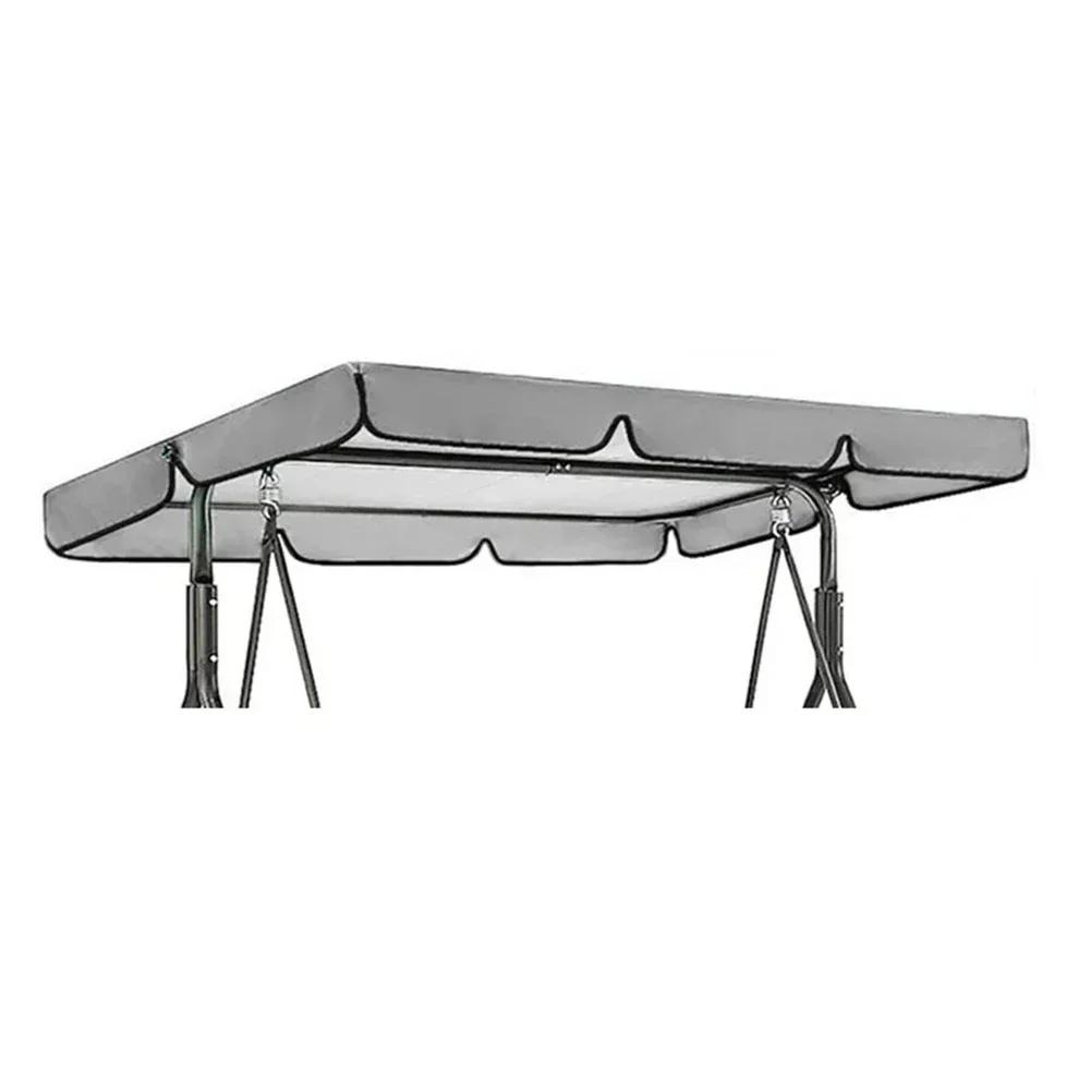 Housse de protection imperméable pour chaise pivotante, tissu Oxford enduit d'argent, pour Patio ext