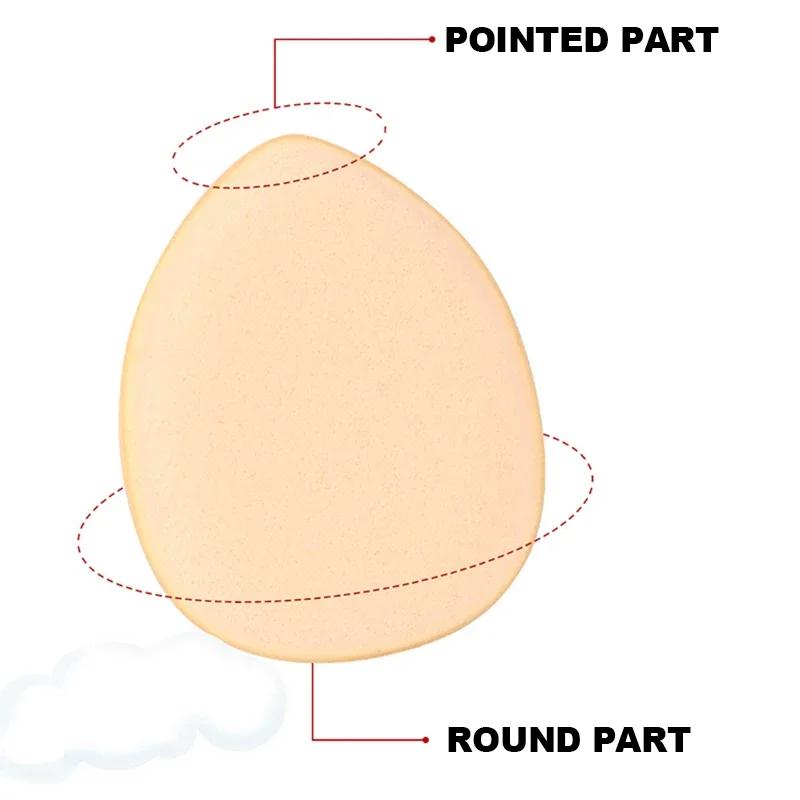 Mini fond de teint bouffant pour les doigts, petit coussin d'air, éponge en poudre, correcteur pour