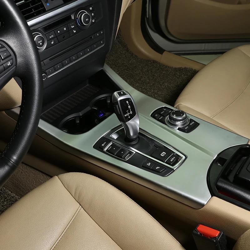 Autocollant de décoration de panneau de changement de vitesse de console centrale, garniture de styl