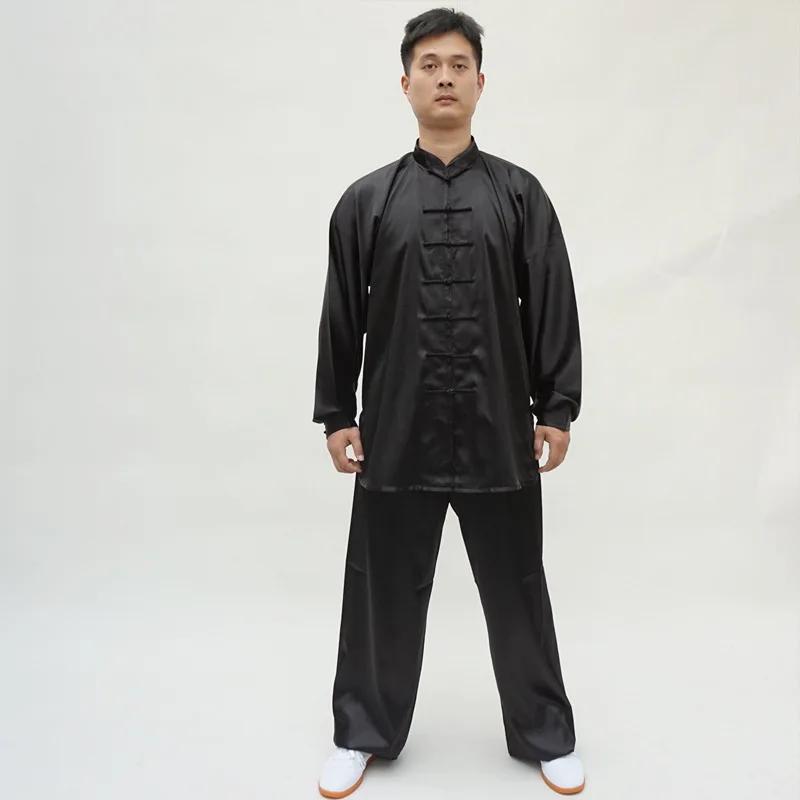 Uniforme d'arts martiaux Tai injYaga style chinois - Satin Kung Fu Wushu pour hommes et femmes