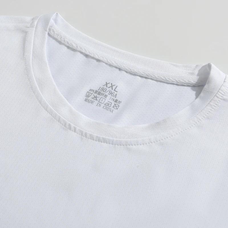 T-shirt de course réfléchissant à manches courtes en soie glacée, séchage rapide, été, mince et resp