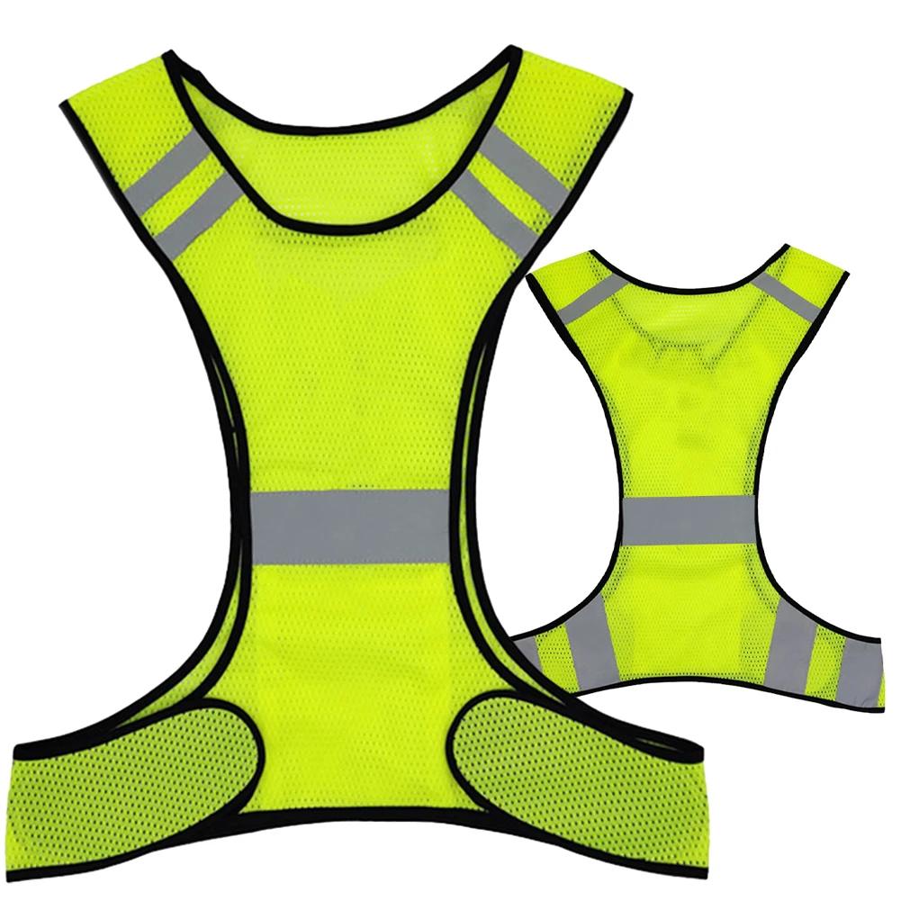 Glace de course haute visibilité pour homme et femme, maille structurels ente, respirante, légère, r